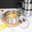 10 PC Induction Non Stick Stainless Steel Cookware Set with Lids 3
