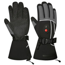 Electric Heated Gloves with Touch Screen,Type-C Rechargeable 5V 5000MAH Battery Heating Gloves for Men Women,3 Temperature Level Heating Battery Power