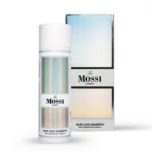 Mossi London Hair Thickening Shampoo with Biotin & Rosemary, Volumising Shampoo for Thinning Hair, Saw Palmetto Scalp Cleansing Formula for Fuller-Loo