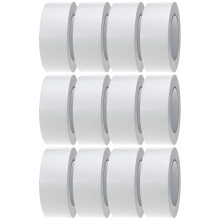 Crimson Starfish White Duct Tape | 12 Rolls of 48mm x 45m Gaffer Tape | Water Resistant Duct Tape | Adhesive Tape Multi-Use for Indoor/Outdoor | Stron