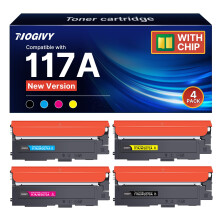 NOGIVY 117A Toner Cartridges Replacement for HP 117A W2072A W2070A W2071A W2073A Compatible with Color Laserjet MFP 179fnw 150nw 178nw 150a 150w 178nw