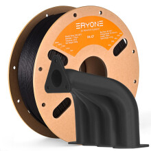 ERYONE Carbon Fiber Filament 1.75mm +/- 0.03mm, 3D Printing Filament, Fit Most FDM Printer, Nylon PA12 CF Black, 800g Spool