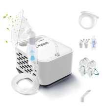 Nebuliser Machine for Adults and Kids, NB220 Compressor Nebulizer with Built-in Storage Box, Compact & Quiet Inhaler for Home Use