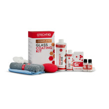 Gtechniq Glass Coating Kit for Cars, 6-Piece | Includes Glass Cleaner, Nanotech Glass Polish, Applicator, Microfibre Buff Cloth and More, Deep Clean,