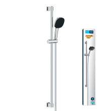 GROHE Vitalio Comfort 110 - Shower Set (Square 11 cm Hand Shower 2 Sprays: Rain and Jet, Shower Hose 1.75 m, Shower Rail 90 cm, Water Saving), Easy to
