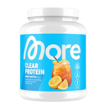 More Clear Protein Whey Isolate Powder, Lemon Iced Tea, 600 g, 1.32 lbs, 20 Servings, Protein Drink with whey Isolate, Clear whey, Lactose Free, Made