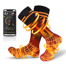 Wndy's Dream Heated Socks, 2025 Rechargeable Heated Socks, 5000 mAh Extra Large Battery, Long Life Up To 65 C Large Heating Area Suitable For Outdoor