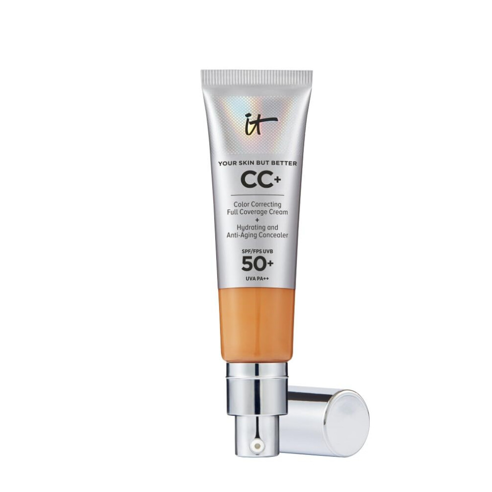 It Cosmetics Cc+ Cream Spf 50+ Full-Coverage Cc Foundation, Hydrating Skincare, With Hyaluronic Acid, Niacinamide & Vitamin E For A Radiant Finish, Yo