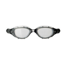 Zoggs Original Predator Flex Adult Swimming Goggles | Clear Lens, Anti-Fog, UV Protection, Quick-Adjust Strap, Curved 180 Vision | Pool and Open Wate