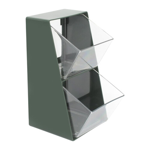 Double Deck Coffee Tea Storage Solution For Organized Kitchens