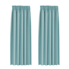 BellaHills Blackout Curtains Pencil Pleat Bedroom Curtain Panel for Privacy Protected Thermal Insulated Window Treatment for Living Room 2 Panels, 90
