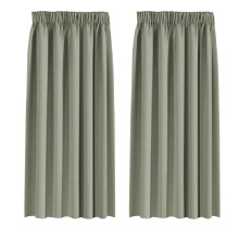 BellaHills Blackout Curtains Pencil Pleat Bedroom Curtain Panel for Privacy Protected Thermal Insulated Window Treatment for Living Room 2 Panels, 66