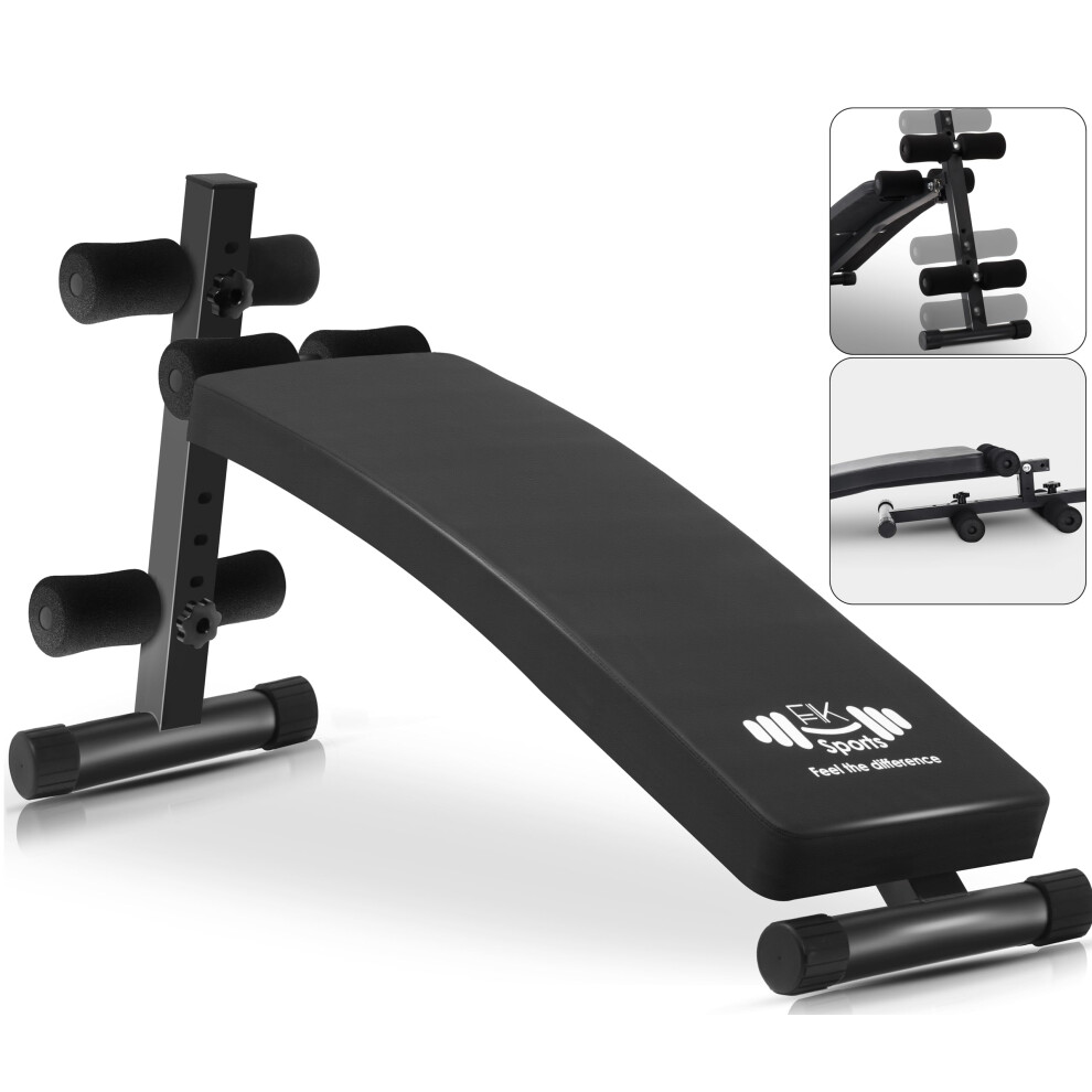 Fk Sports Adjustable Weight Bench | Sit Up Bench, Bench Press Workout Bench | Gym Bench With 6 Adjustment Level | Exercise Bench With Thigh Support |