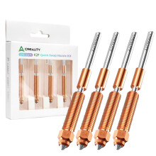 Creality Official K2/K2 Plus/Hi Combo Nozzle, Hotend Nozzles Replacement Kit with Titanium Alloy, Copper Alloy, Hardened Steel, High Flow Upgraded Uni