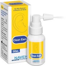NAVEH PHARMA CleanEars | Fast-Acting Ear Wax Removal Drops | Breaks Down & Dissolves Wax in Just 1 Treatment | Clinically Proven to Be 300% More Effec
