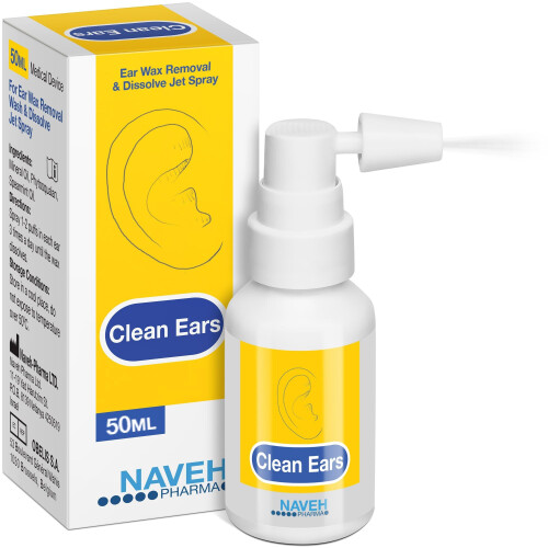 NAVEH PHARMA CleanEars | Fast-Acting Ear Wax Removal Drops | Breaks