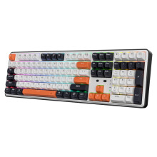 Redragon K689 PRO Wireless Gasket RGB Gaming Keyboard, 104 Keys + Extra 4 Hotkeys Mechanical Keyboard w/Upgraded Hot-swappable Socket, 5-Layer Noise D