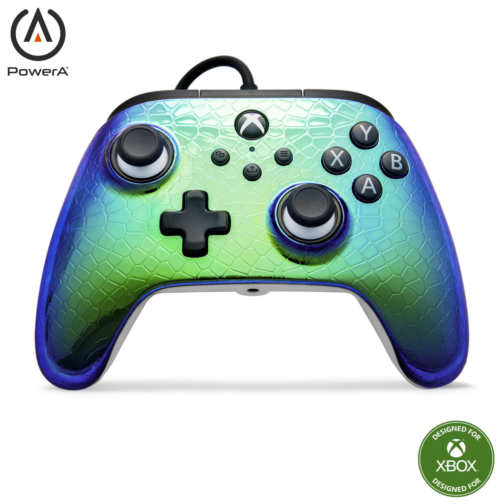 Powera Advantage Wired Controller For Xbox Series X|S - Raptor Chrome, Gamepad, Wired Video Game Controller, Gaming Controller, Usb-C, Works With Xbox 617885111716
