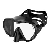 SEAC Rondò, Silicone Single Lens Frameless Mask for Diving and Snorkelling, Reduced Volume, Hydrodynamic, Ultralight