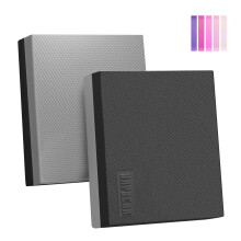 HAPBEAR Balance Pad, 2-Pack 40336cm, Balance Mat, Premium Non-Slip Foam Balance Pad for Fitness and Stability Training, Yoga, Physical Therapy, Knee