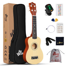 Winzz Ukulele for Kids 21 inch, Soprano Ukulele for Adults Beginner, C