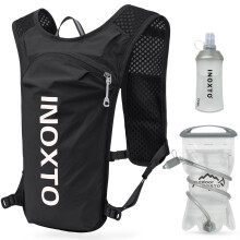 INOXTO running water bag vest backpack with1.5L water bladder hydration pack backpack suitable for running, cycling, mountain climbing, camping for me