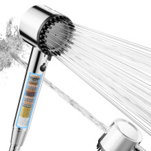 Cobbe Filter Shower Head and Hose, High Pressure Hard Water Shower Head with 20 Stage Filter, 5 Spray Mode Powerful Built-in Power Wash for Remove Chl