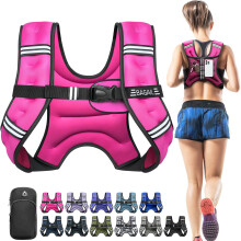 BAGAIL Weighted Vest for Strength Training, Bust Size Adjustable, Convenient Pocket, Iron Sand Weighted Vests, Ideal for Gym Workouts, Yoga Training