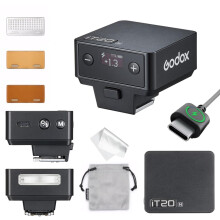 GODOX IT20 N TTL Mini Flash, IT20N Camera Flash with Spreader and Color Filter, Compatible with Nikon Z5II Z6III Z8 Z50II Z30 D850 Z5 Z50 ZFC Z6II Z9