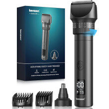 Beard Trimmer Men, 42 Adjustable Length Settings Hair Clippers Body Hair Trimmer Men with Zoom Wheel(1-21mm), Beard Trimmer Rechargeable Waterproof El