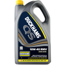Duckhams QS 10W-40 RMV Semi Synthetic Engine Oil 5 Litres, ACEA A3/B4, API SP, VW 501.00/505.00, Premium Motor Oil for Petrol & Diesel Fuel Injected &