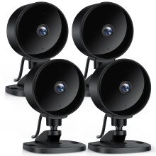 Surfola Indoor Camera 1080P Surveillance Camera 4-Pack, AI Human Motion Detection, Home Security Camera, Two-Way Audio, Night Vision, Live View, TF &