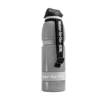Water-to-Go Eco Active 1 Litre Water Purifier Bottle; Filters viruses, bacteria, protozoa, cysts, chemicals & microplastics; Guaranteed Leakproof - Fo