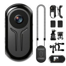 MDCGN Mini Body Camera 1080P HD Portable Vlogging Camera Thumb Action Body Cam Hands-Free POV Camera with Small Wearable Sports Camera for Travel Cycl
