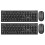 2Pack-Rii RK211 Wireless keyboard and Mouse Set(Black) 1