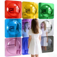 SZSMART 9 Pack Bubble Convex Mirror Panel Autism Sensory Equipment Sensory Toys for Autism Sensory Room Equipment Sensory Mirror Acrylic Sensory Wall