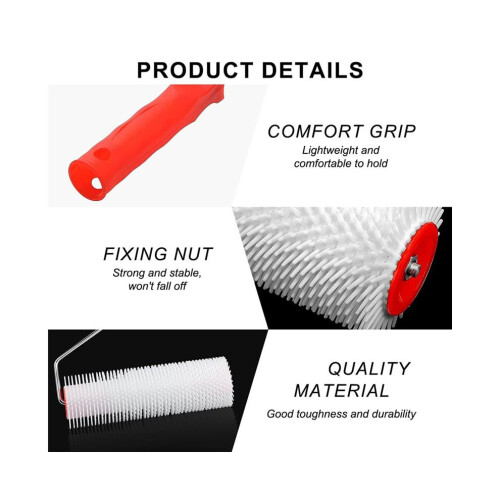 Venting roller for leveling compound 23 cm - spike length 14 mm - venting roller and spiked roller for leveling compound 2