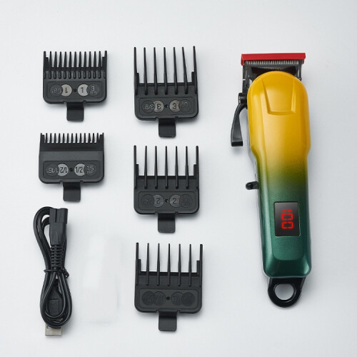 Shaver Hair Clipper Pet Electrical Pusher Grooming Machine(Ceramic White) 1
