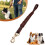 1.8x50cm Leather Pet Leash Short Pull Rope Dog Chain(Coffee) 2
