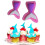 Mermaid Theme Cake Fondant Mold - Silicone Mold 3