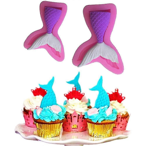 Mermaid Theme Cake Fondant Mold - Silicone Mold 2