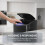 Homcom (Black) HOMCOM 48L Sensor Bin, Galvanised Steel Kitchen Bin with Automatic Close 4