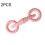 TPR Pet Pull-Ring Teething Stick Toy for Dogs (Pink) 6