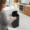 Homcom (Black) HOMCOM 48L Sensor Bin, Galvanised Steel Kitchen Bin with Automatic Close 8