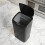 Homcom (Black) HOMCOM 48L Sensor Bin, Galvanised Steel Kitchen Bin with Automatic Close 9