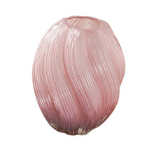 Minimalists Glass Vases With Spirals Textured Floral-2