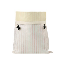 Sac de conservation du pain en tissu de-Petites rayures roses