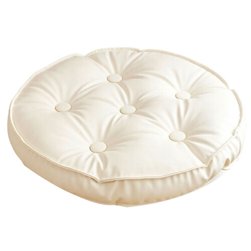 Coussin confortable épais de cuir d'unité centrale-of1f blanc1