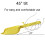 Long-handled, hook-on, large-hole cat litter scoop (yellow) 3