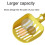 Long-handled, hook-on, large-hole cat litter scoop (yellow) 6